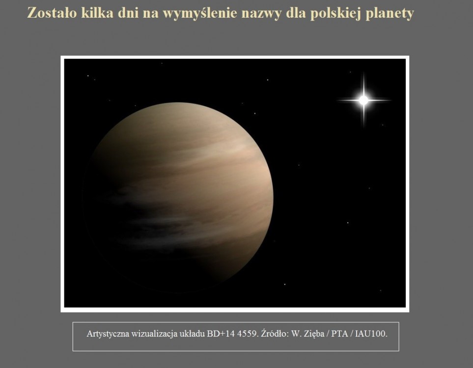 Zostało kilka dni na wymyślenie nazwy dla polskiej planety.jpg