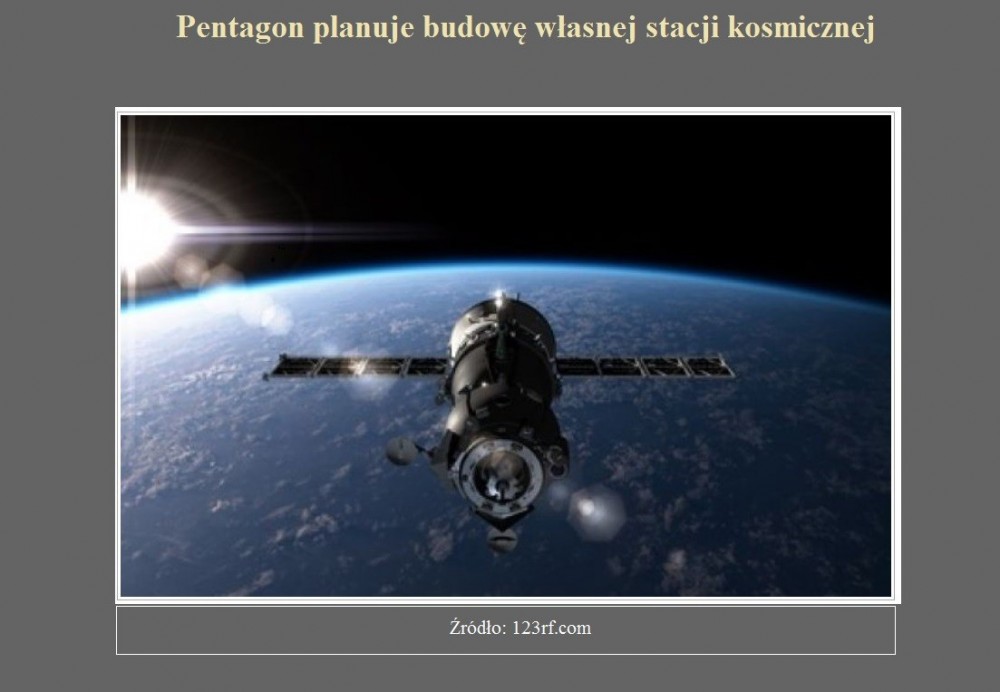 Pentagon planuje budowę własnej stacji kosmicznej.jpg