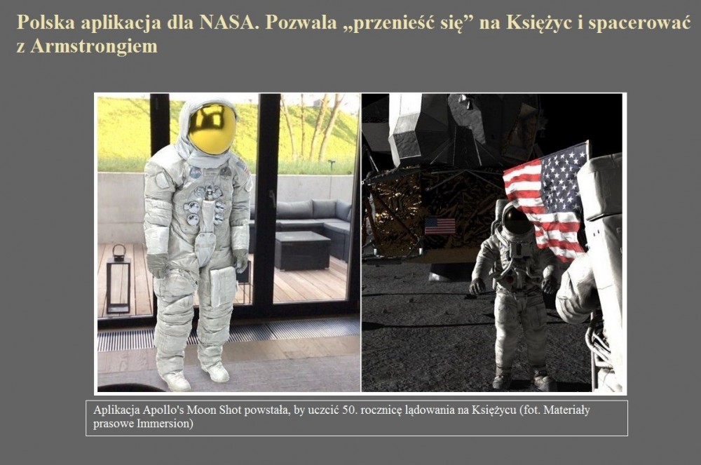 Polska aplikacja dla NASA. Pozwala przenieść się na Księżyc i spacerować z Armstrongiem.jpg