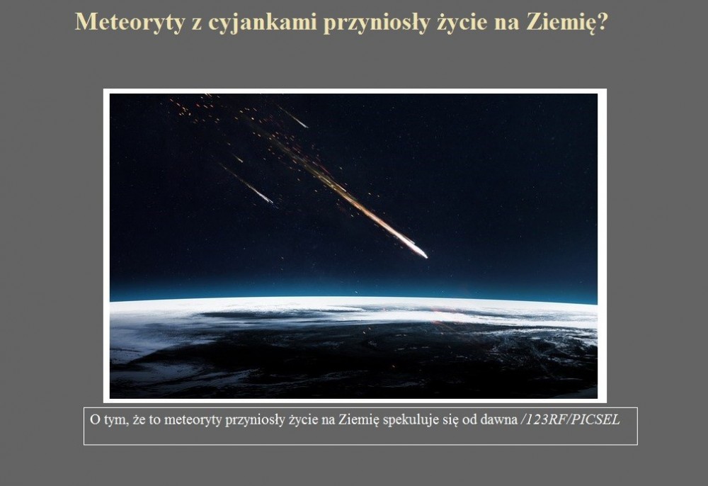 Meteoryty z cyjankami przyniosły życie na Ziemię.jpg