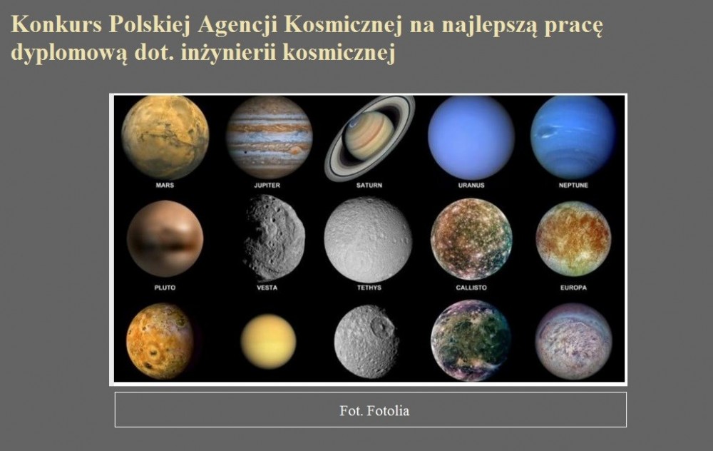 Konkurs Polskiej Agencji Kosmicznej na najlepszą pracę dyplomową dot. inżynierii kosmicznej.jpg