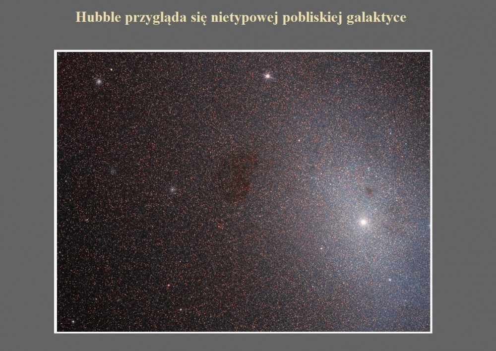 Hubble przygląda się nietypowej pobliskiej galaktyce.jpg