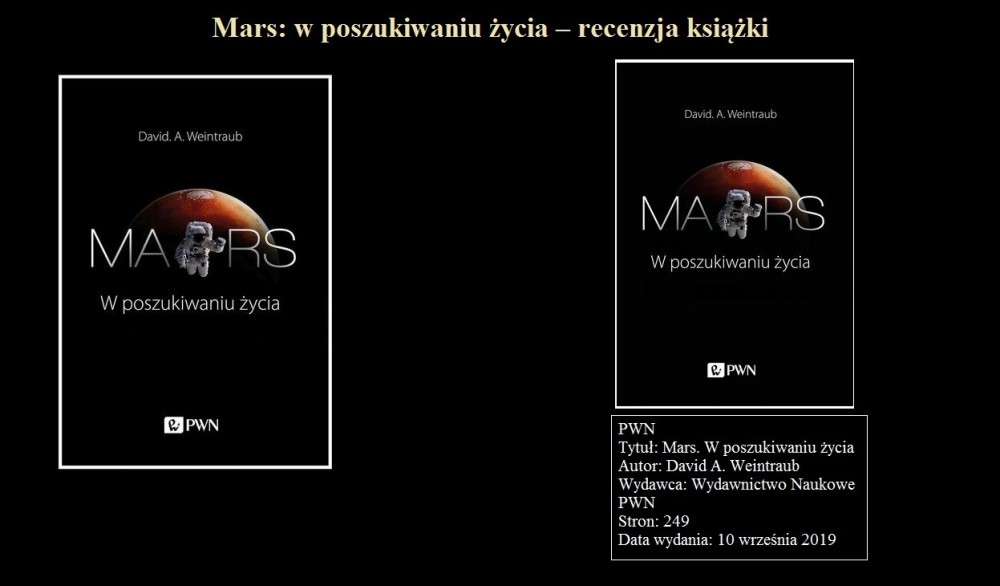 Mars w poszukiwaniu życia ? recenzja książki.jpg