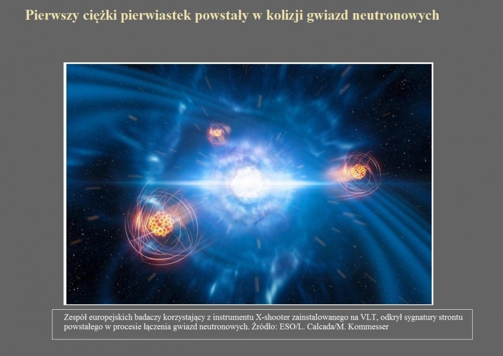 Pierwszy ciężki pierwiastek powstały w kolizji gwiazd neutronowych.jpg
