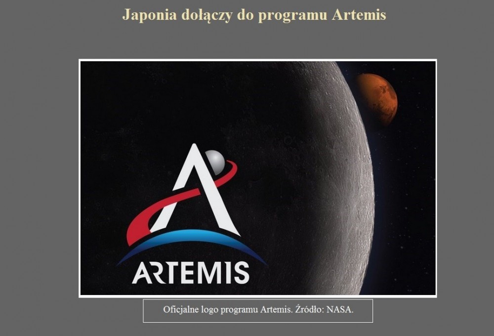Japonia dołączy do programu Artemis.jpg