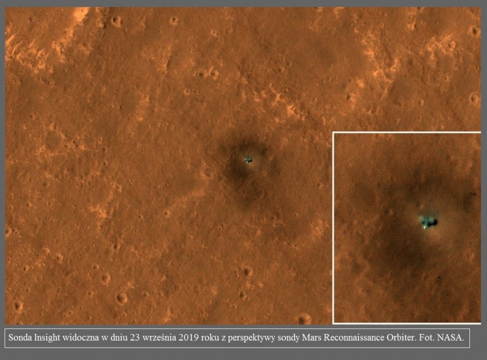 Marsjańska sonda Insight wypatrzona przez Mars Reconnaissance Orbiter2.jpg