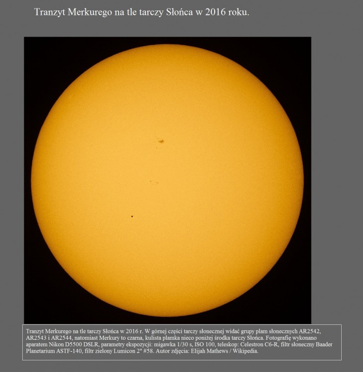 Dzisiaj tranzyt Merkurego na tle tarczy Słońca2.jpg
