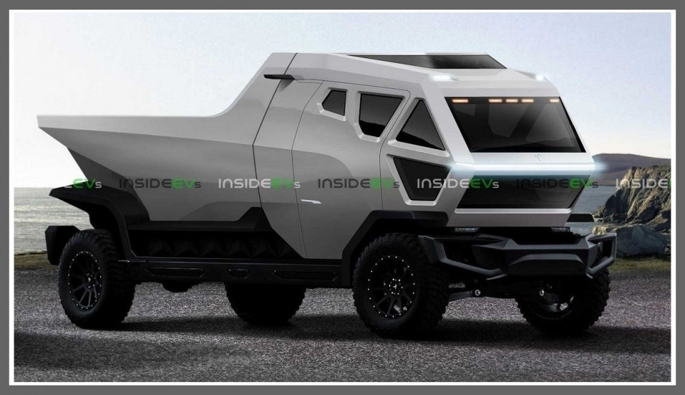 Tak będzie wyglądał Cyberpunk Truck od Tesli. To pojazd do podboju Marsa2.jpg