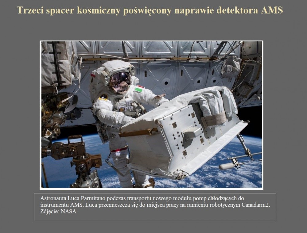 Trzeci spacer kosmiczny poświęcony naprawie detektora AMS.jpg