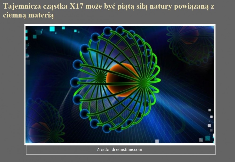 Tajemnicza cząstka X17 może być piątą siłą natury powiązaną z ciemną materią.jpg
