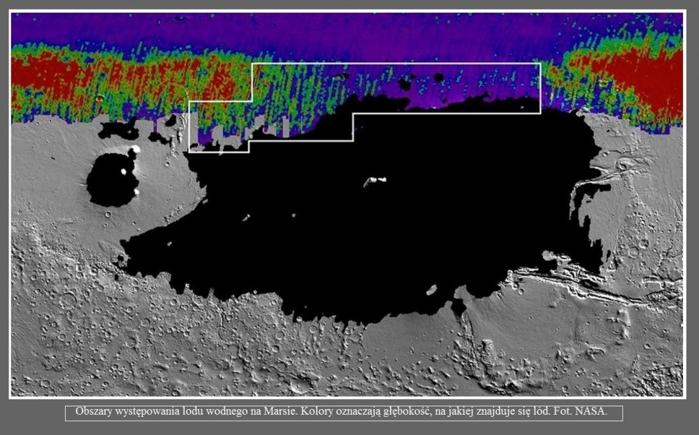 NASA Kolonizacja Marsa będzie łatwa. Lód wodny znajduje się tuż pod powierzchnią3.jpg
