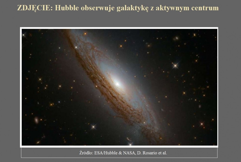 ZDJĘCIE Hubble obserwuje galaktykę z aktywnym centrum.jpg