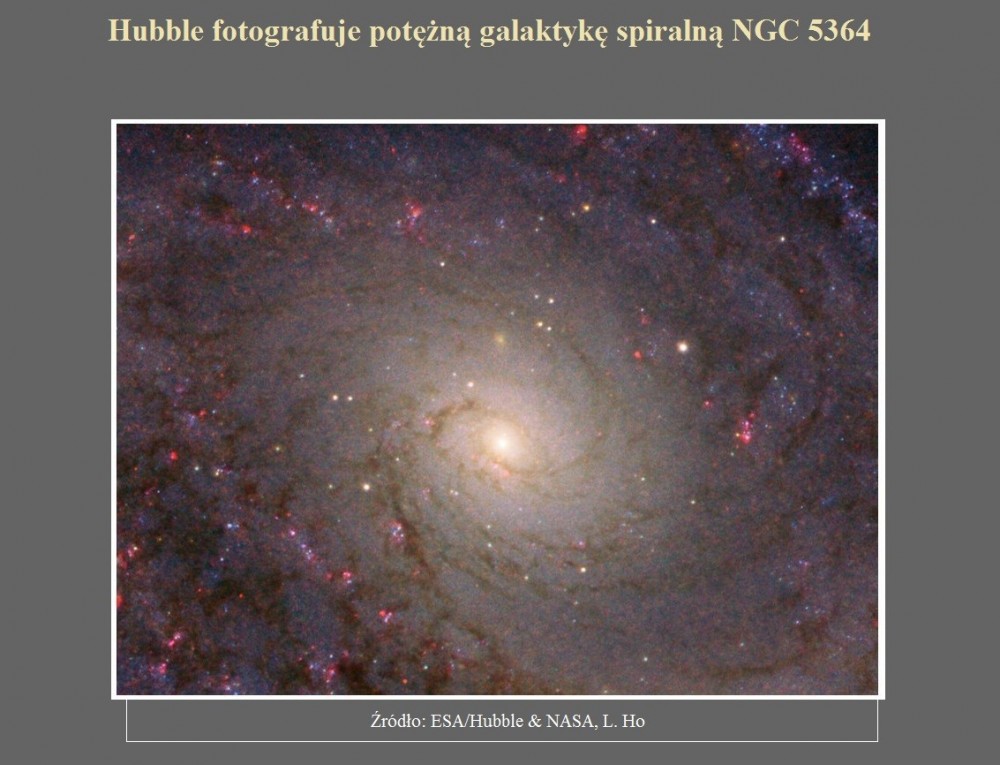 Hubble fotografuje potężną galaktykę spiralną NGC 5364.jpg