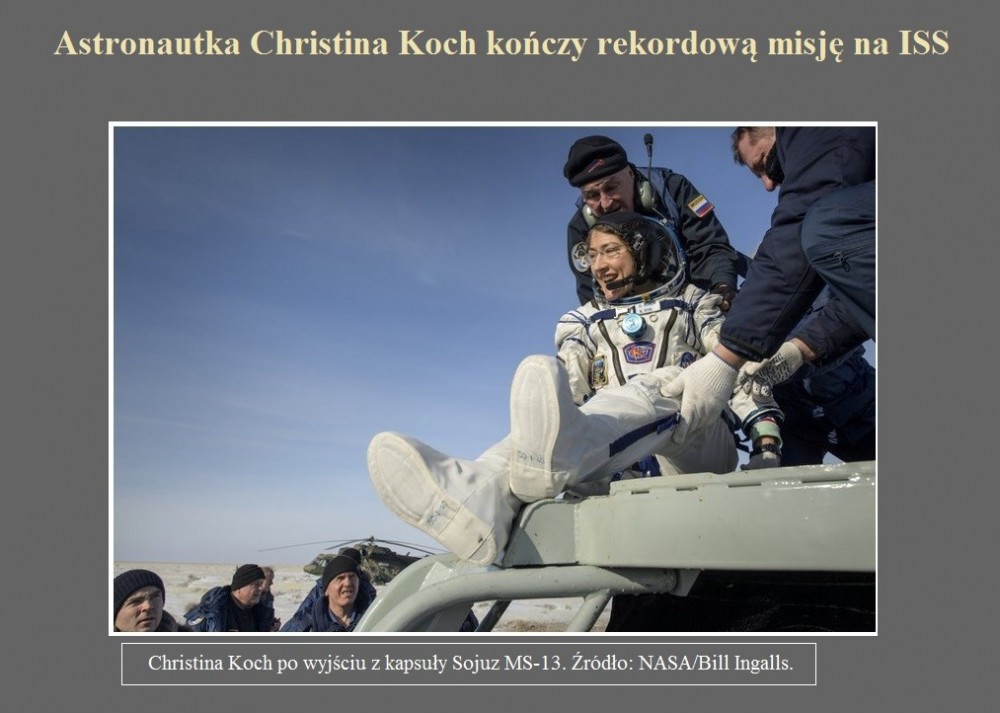 Astronautka Christina Koch kończy rekordową misję na ISS.jpg