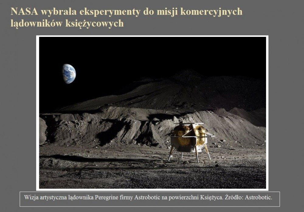 NASA wybrała eksperymenty do misji komercyjnych lądowników księżycowych.jpg