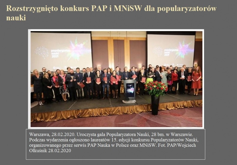 Rozstrzygnięto konkurs PAP i MNiSW dla popularyzatorów nauki.jpg
