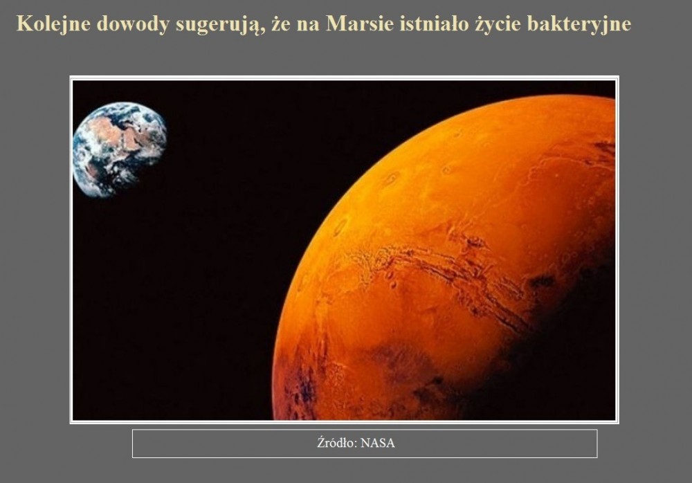 Kolejne dowody sugerują, że na Marsie istniało życie bakteryjne.jpg