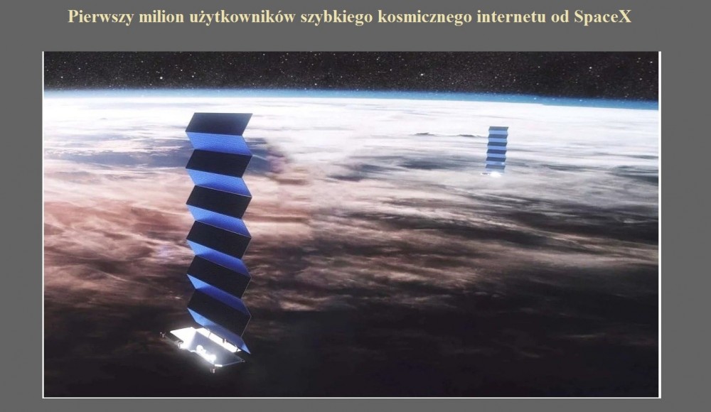 Pierwszy milion użytkowników szybkiego kosmicznego internetu od SpaceX.jpg