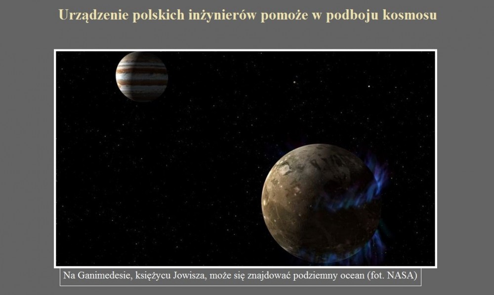 Urządzenie polskich inżynierów pomoże w podboju kosmosu.jpg