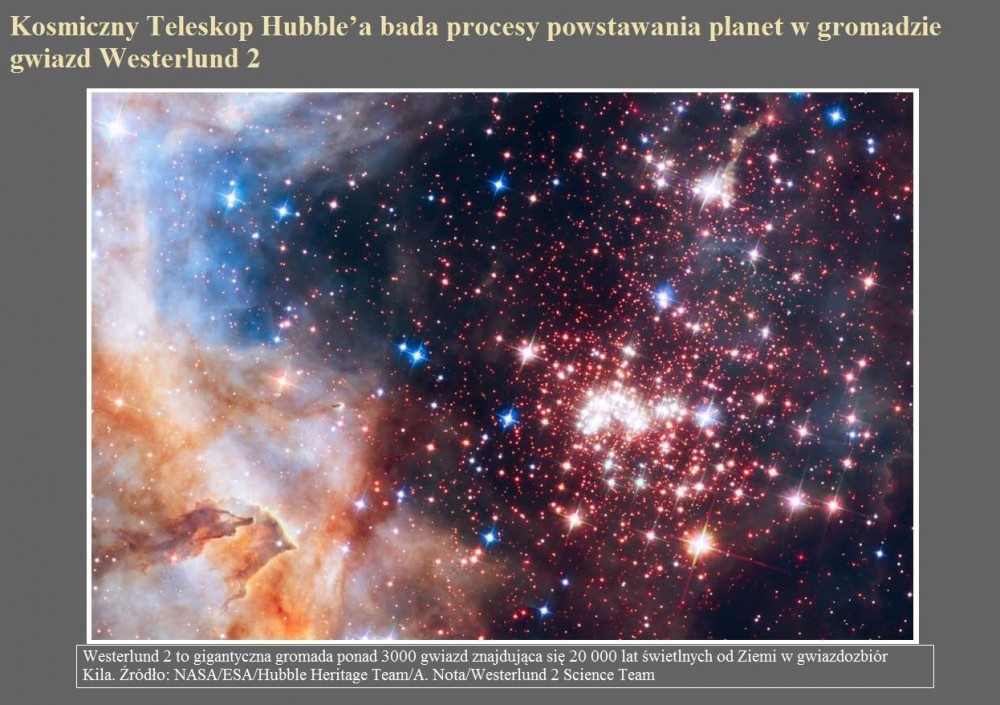 Kosmiczny Teleskop Hubble?a bada procesy powstawania planet w gromadzie gwiazd Westerlund 2.jpg