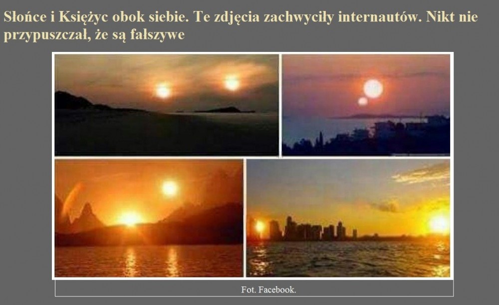 Słońce i Księżyc obok siebie. Te zdjęcia zachwyciły internautów. Nikt nie przypuszczał, że są fałszywe.jpg