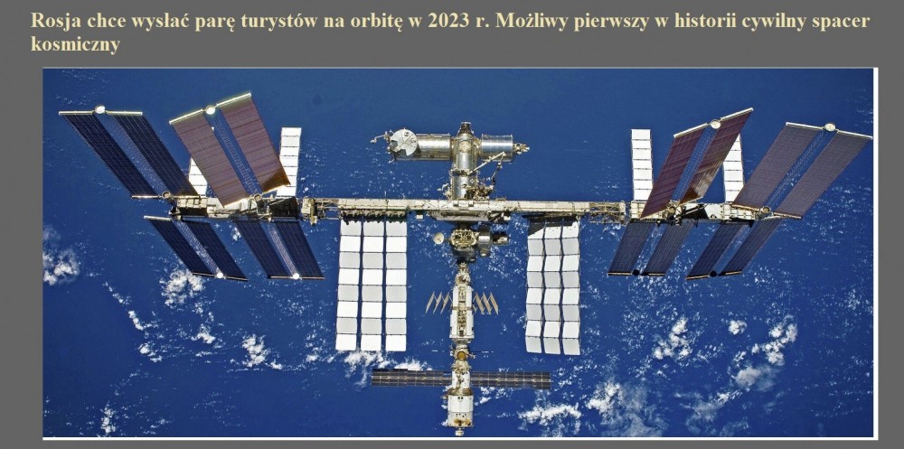 Rosja chce wysłać parę turystów na orbitę w 2023 r. Możliwy pierwszy w historii cywilny spacer kosmiczny.jpg