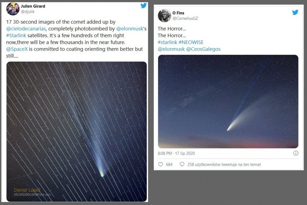 Mikrosatelity kosmicznego internetu Starlink niszczą zdjęcia komety NEOWISE2.jpg