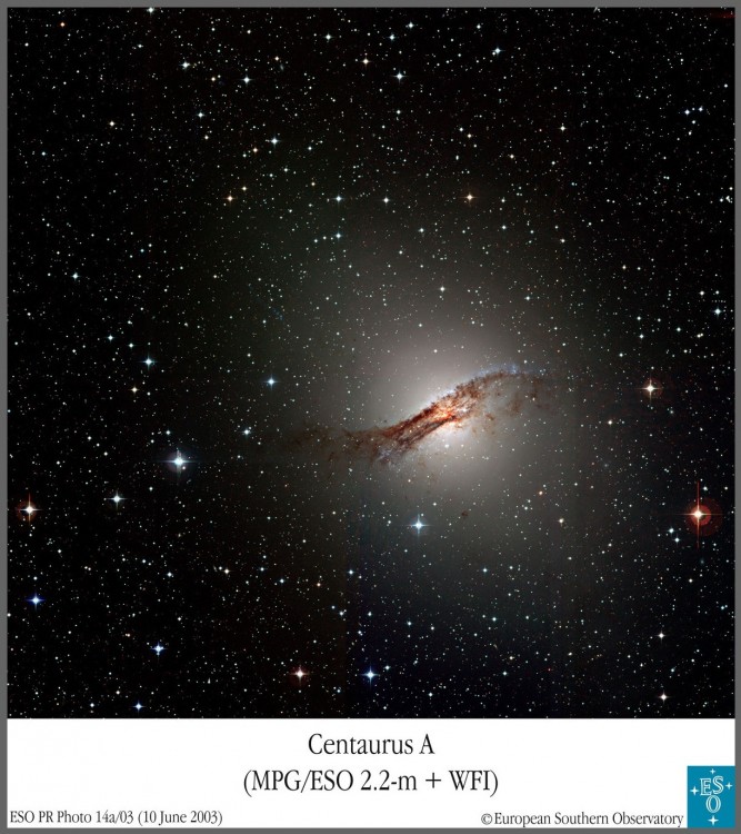 Centaurus A Polacy badają wysokoenergetyczne promieniowania gamma z dżetu galaktyki aktywnej3.jpg