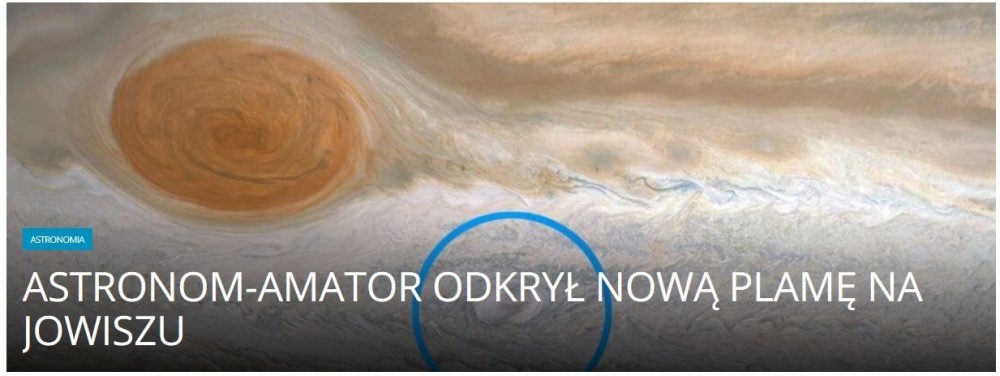 Astronom-amator odkrył nową plamę na Jowiszu .jpg