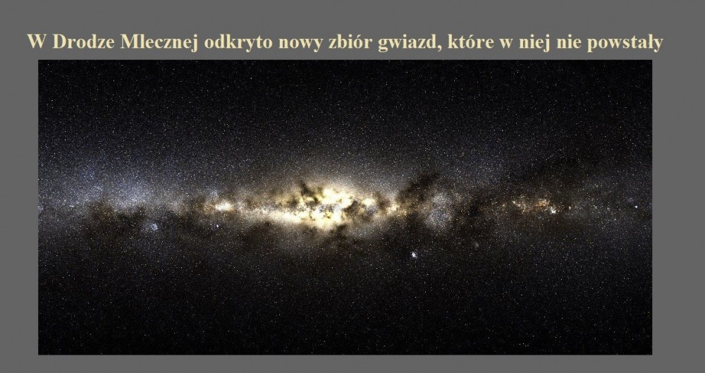 W Drodze Mlecznej odkryto nowy zbiór gwiazd, które w niej nie powstały.jpg