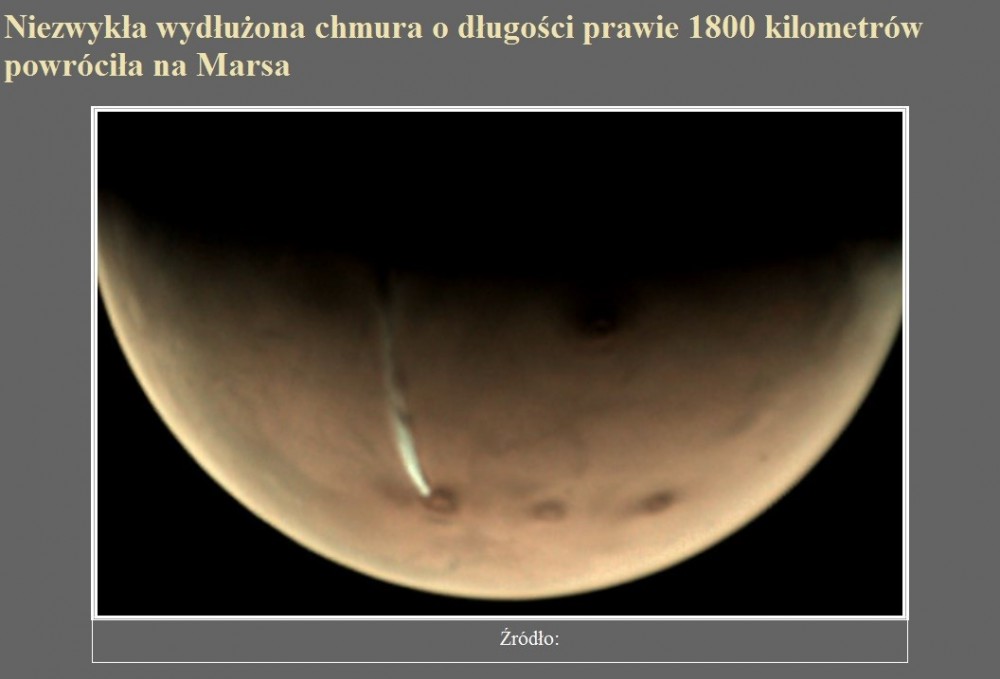 Niezwykła wydłużona chmura o długości prawie 1800 kilometrów powróciła na Marsa.jpg