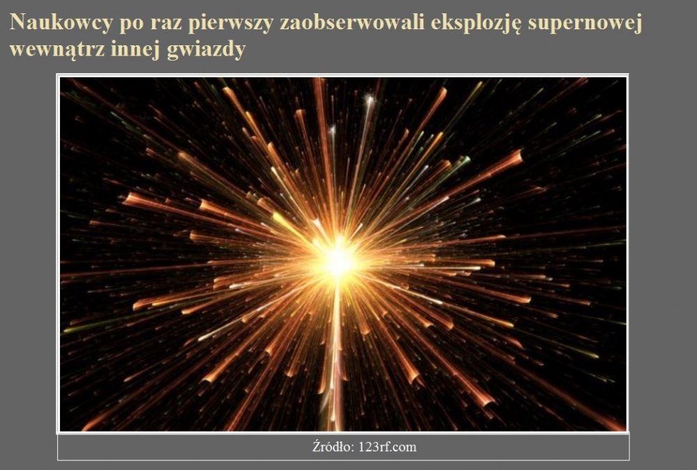Naukowcy po raz pierwszy zaobserwowali eksplozję supernowej wewnątrz innej gwiazdy.jpg