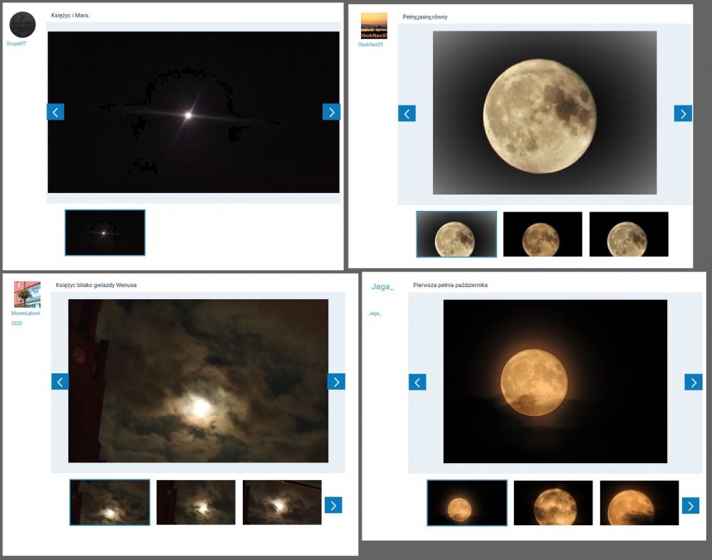 Koniunkcja Księżyca i Marsa na waszych zdjęciach. Niebawem czeka nas Blue Moon2.jpg