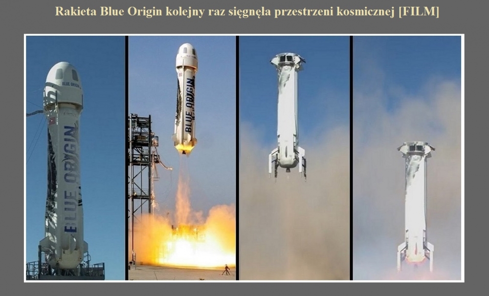 Rakieta Blue Origin kolejny raz sięgnęła przestrzeni kosmicznej [FILM].jpg