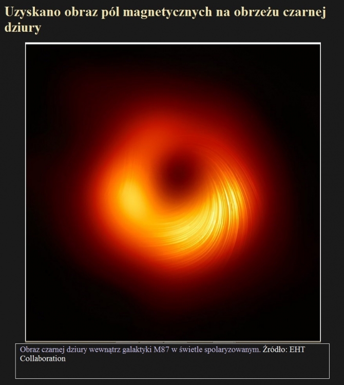 Uzyskano obraz pól magnetycznych na obrzeżu czarnej dziury.jpg