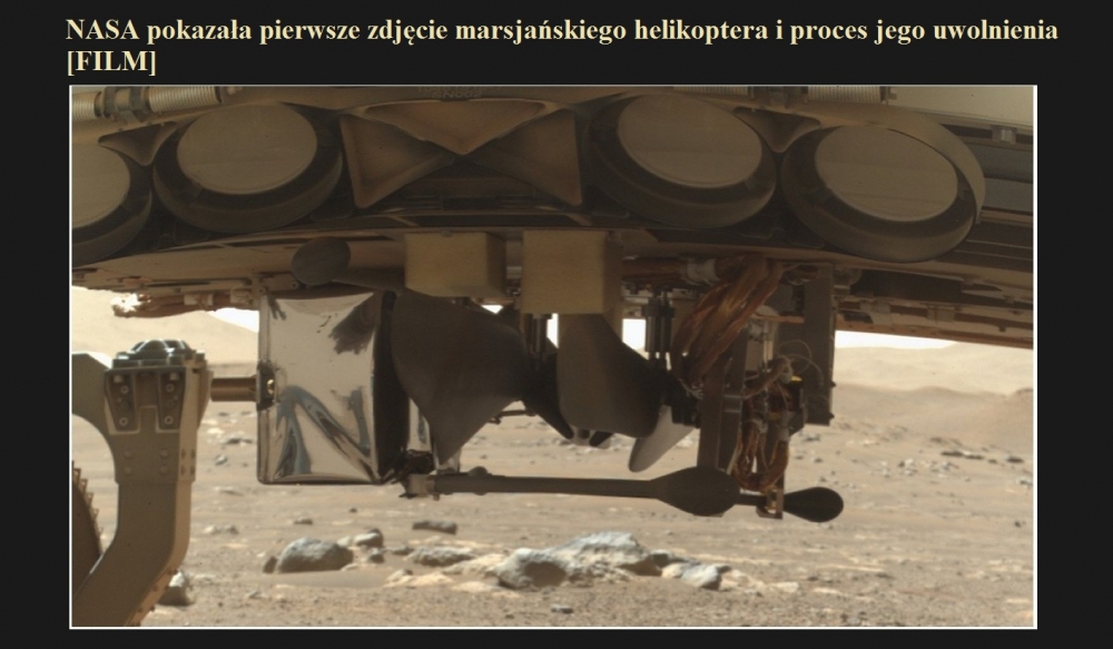 NASA pokazała pierwsze zdjęcie marsjańskiego helikoptera i proces jego uwolnienia [FILM].jpg