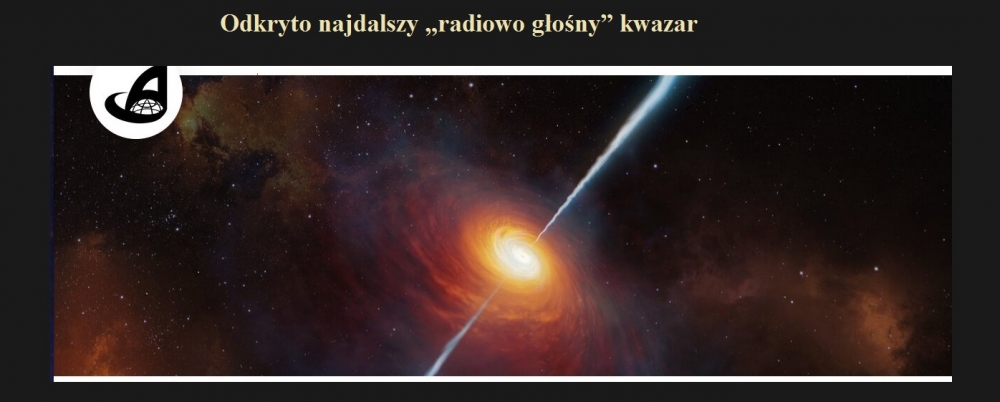 Odkryto najdalszy radiowo głośny kwazar.jpg