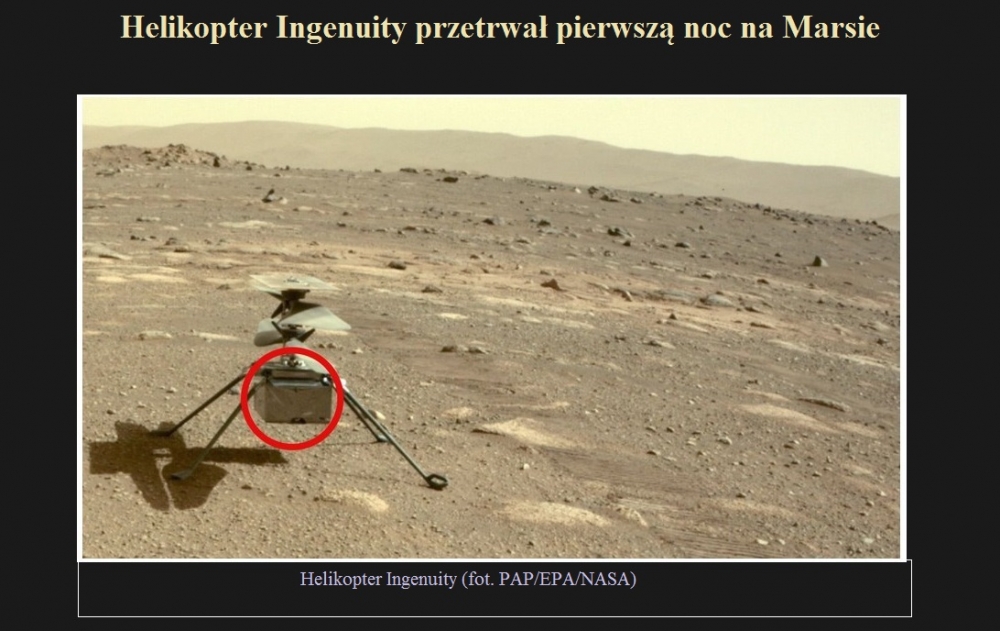 Helikopter Ingenuity przetrwał pierwszą noc na Marsie.jpg