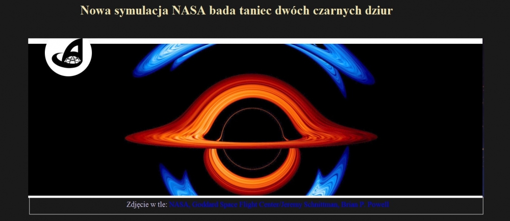 Nowa symulacja NASA bada taniec dwóch czarnych dziur.jpg