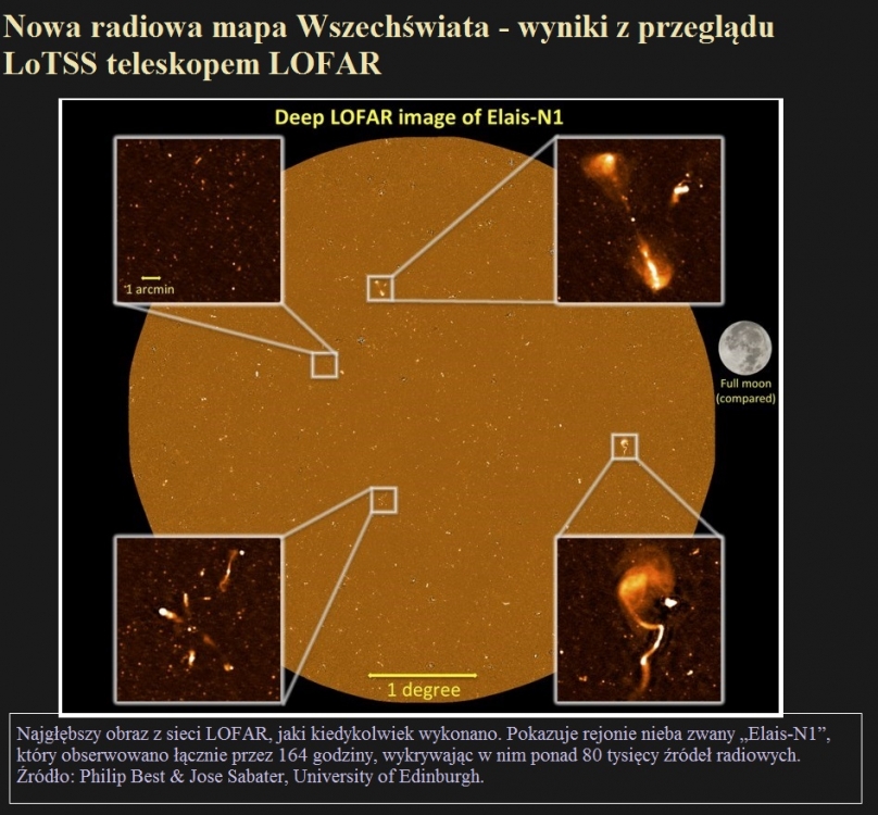 Nowa radiowa mapa Wszechświata - wyniki z przeglądu LoTSS teleskopem LOFAR.jpg