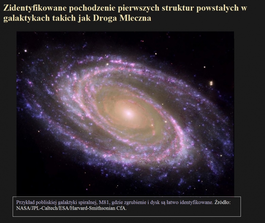 Zidentyfikowane pochodzenie pierwszych struktur powstałych w galaktykach takich jak Droga Mleczna.jpg