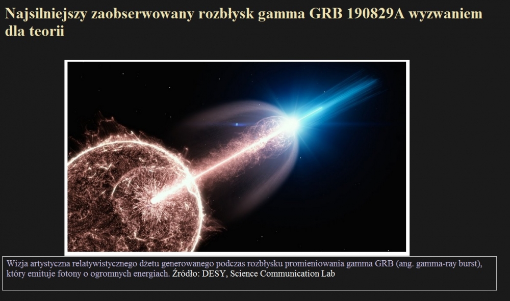 Najsilniejszy zaobserwowany rozbłysk gamma GRB 190829A wyzwaniem dla teorii.jpg