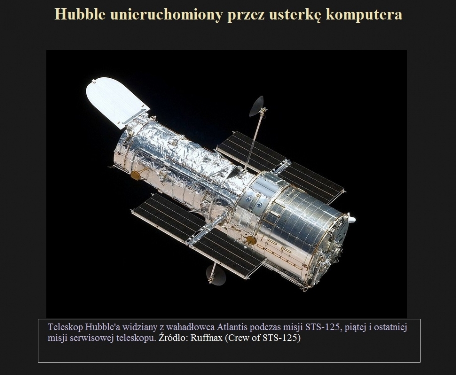 Hubble unieruchomiony przez usterkę komputera.jpg