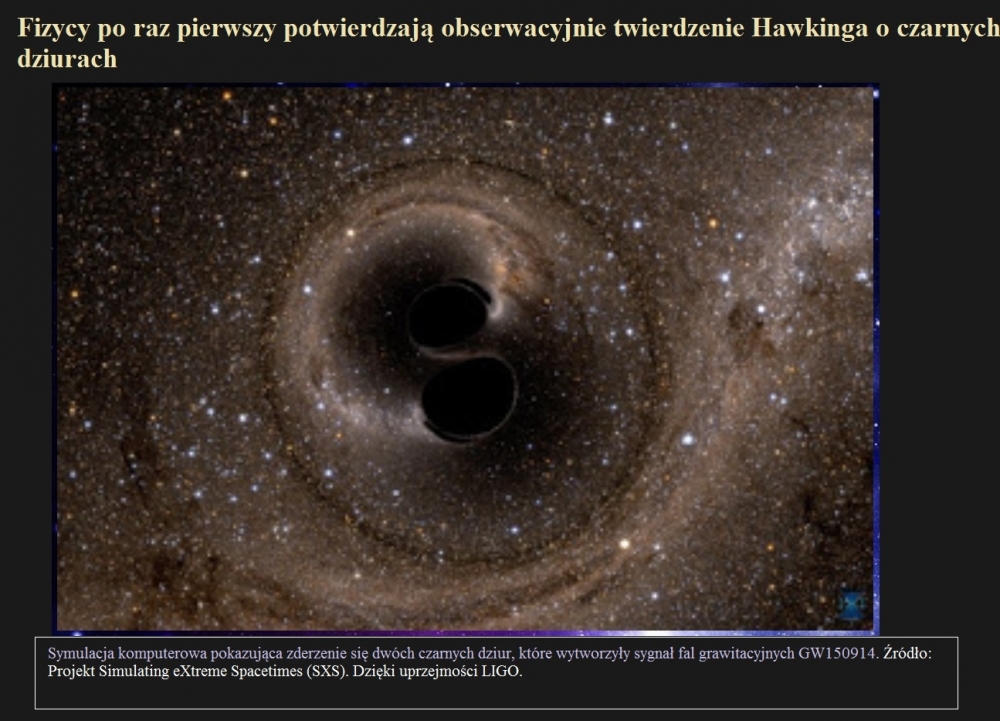 Fizycy po raz pierwszy potwierdzają obserwacyjnie twierdzenie Hawkinga o czarnych dziurach.jpg