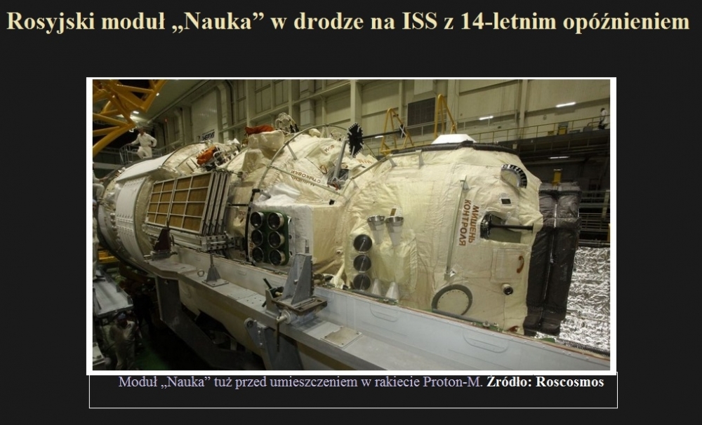 Rosyjski moduł?Nauka w drodze na ISS z 14-letnim opóźnieniem.jpg