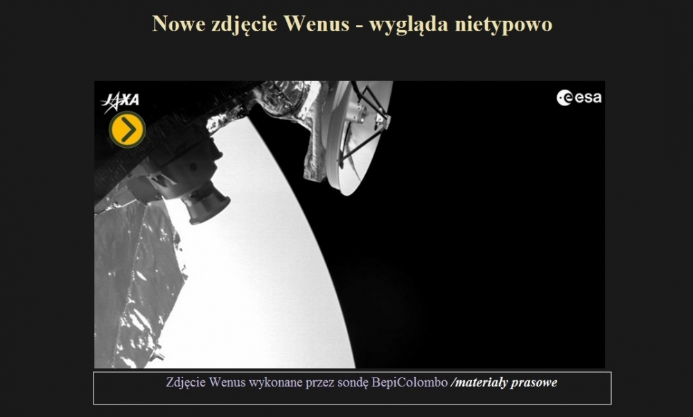 Nowe zdjęcie Wenus - wygląda nietypowo.jpg