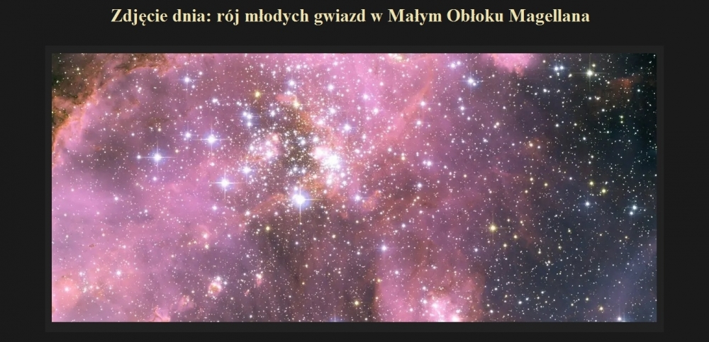 Zdjęcie dnia rój młodych gwiazd w Małym Obłoku Magellana.jpg