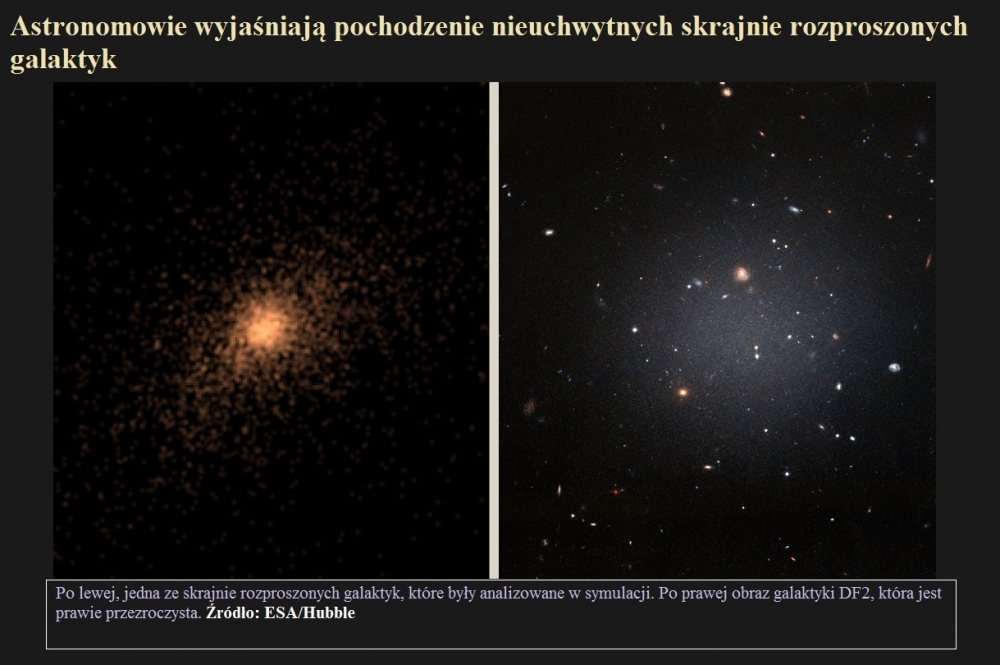 Astronomowie wyjaśniają pochodzenie nieuchwytnych skrajnie rozproszonych galaktyk.jpg