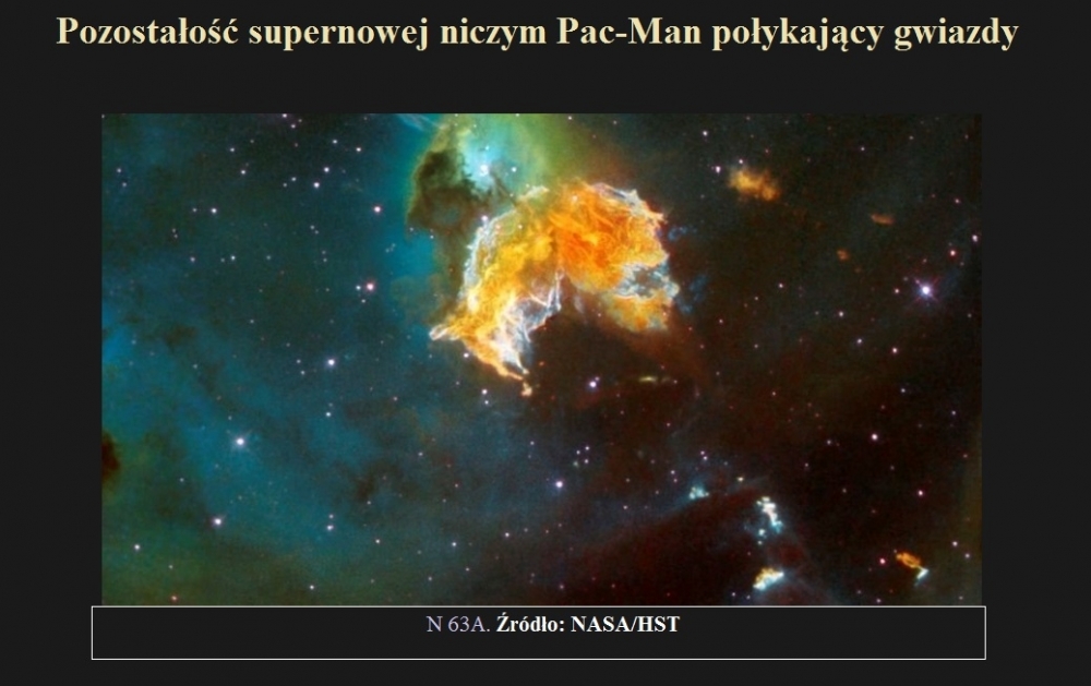 Pozostałość supernowej niczym Pac-Man połykający gwiazdy.jpg