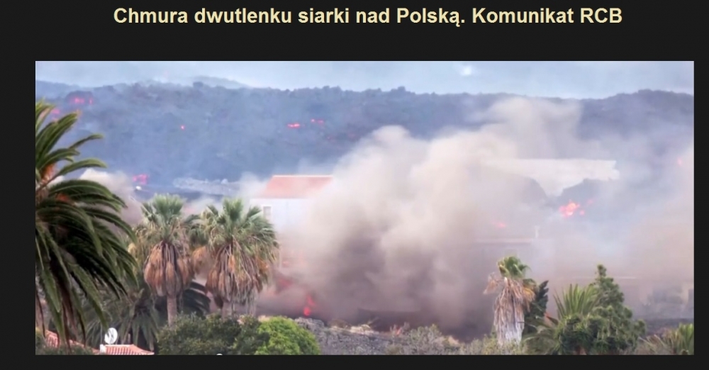 Chmura dwutlenku siarki nad Polską. Komunikat RCB.jpg